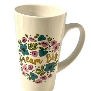 NATURAL LIFE Floral Dream Big Inspirational Mug Coffee Tea Lover